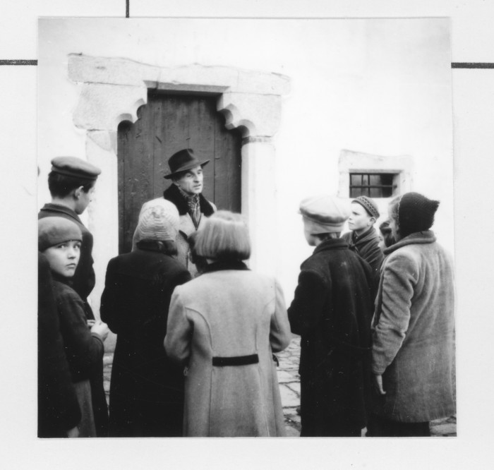 Arnošt Kába při vlastivědné vycházce, 1958