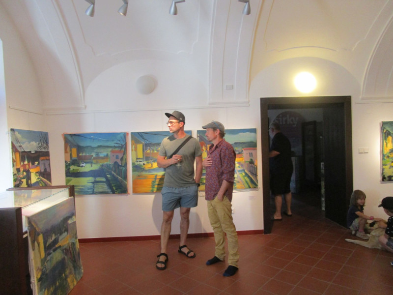 Vernisáž výstavy Marka Fexy