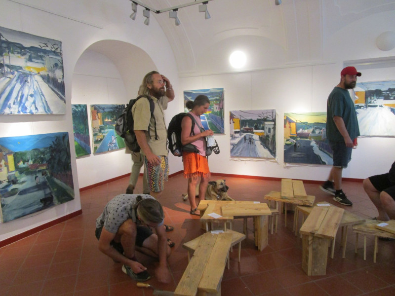 Vernisáž výstavy Marka Fexy