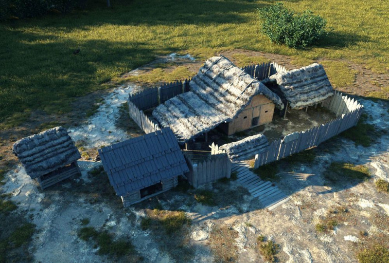 Vizualizace dvorce na Kralově náměstí